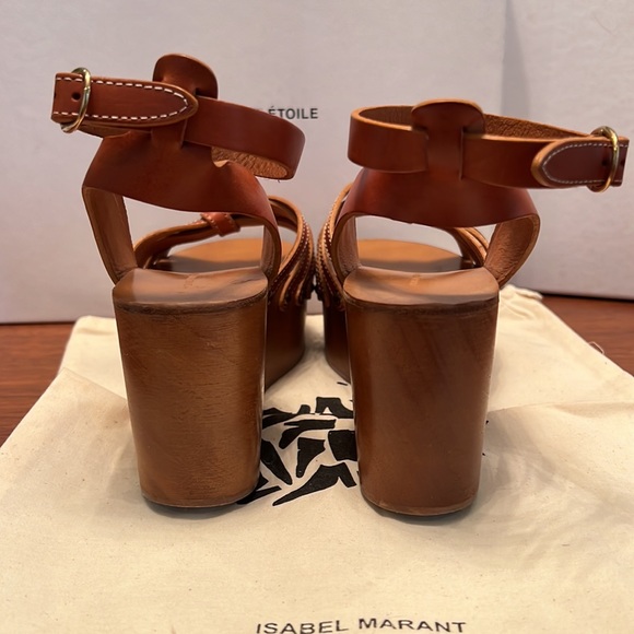 Isabel Marant platform leather wedges - Picture 4 of 9